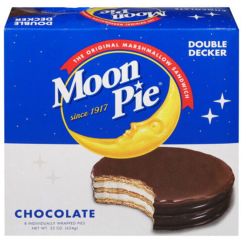 Moon Pie Pies, Chocolate, Double Decker