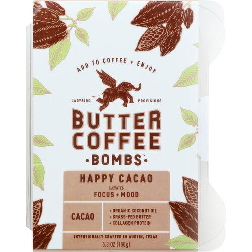 Butter Coffee Bombs Coffee, Happy Cacao