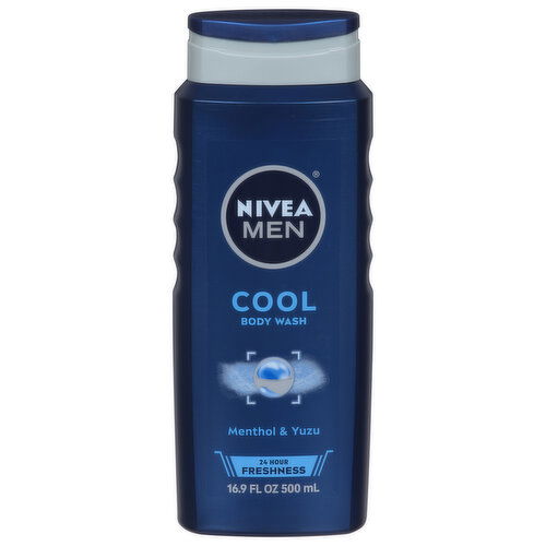 Nivea Men Body Wash, Cool, Menthol & Yuzu