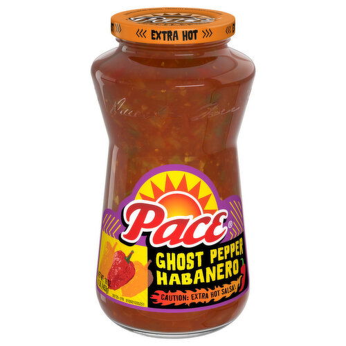 Pace Salsa, Ghost Pepper Habanero, Extra Hot