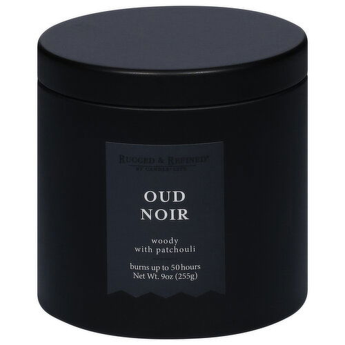 Rugged & Refined Candle, Oud Noir - 1 Each