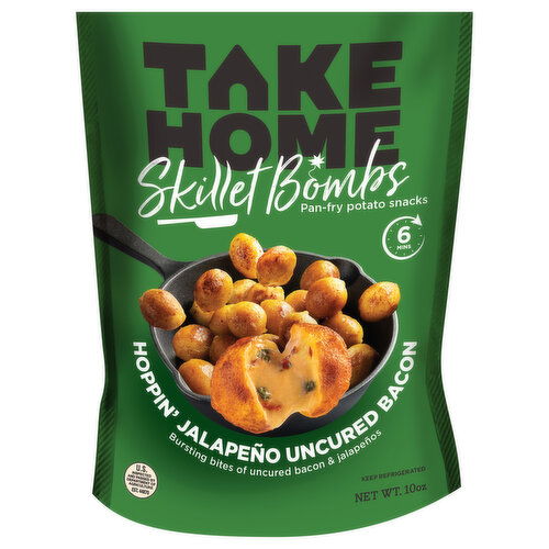 Take Home Potato Snacks, Pan-Fry, Hoppin' Jalapeno Uncured Bacon