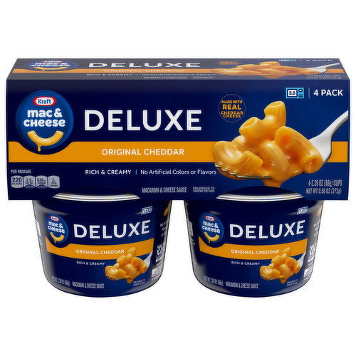 Kraft Macaroni & Cheese Sauce, Original Cheddar, 4 Pack