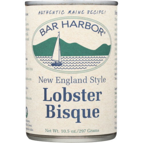 Bar Harbor Bisque, Lobster, New England Style