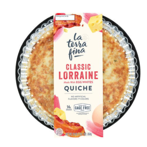 La Terra Fina Quiche, Classic Lorraine