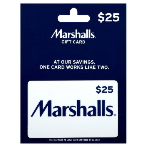 Marshalls Gift Card, $25