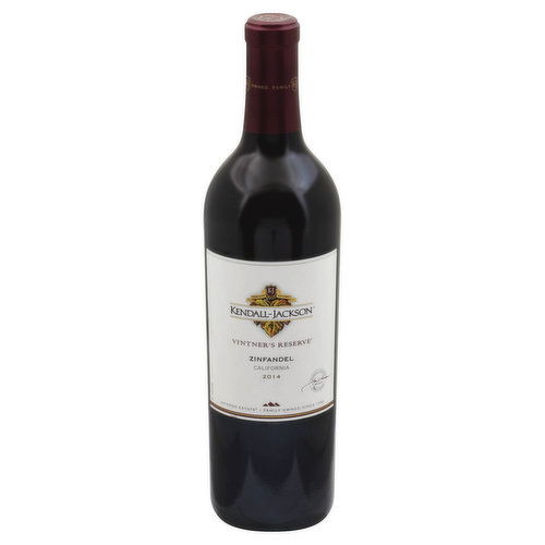 Kendall-Jackson Zinfandel, Jackson Estate, California, 2014