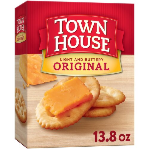 Town House Oven Baked Crackers, Original - 13.8 Ounce