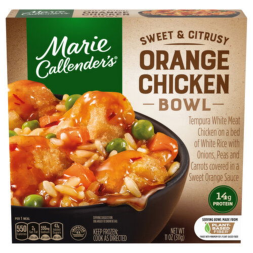 Marie Callender's Orange Chicken Bowl, Sweet & Citrusy