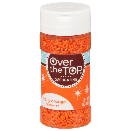 Over the Top Sprinkles, Really Orange