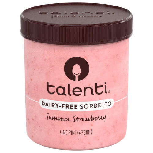 Talenti Dairy-Free Summer Strawberry Sorbetto - 1 Pint