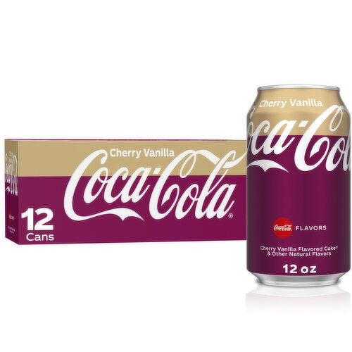 Coca-Cola Coca- Cola Cherry Vanilla Cans, 12 fl oz, 12 Ct