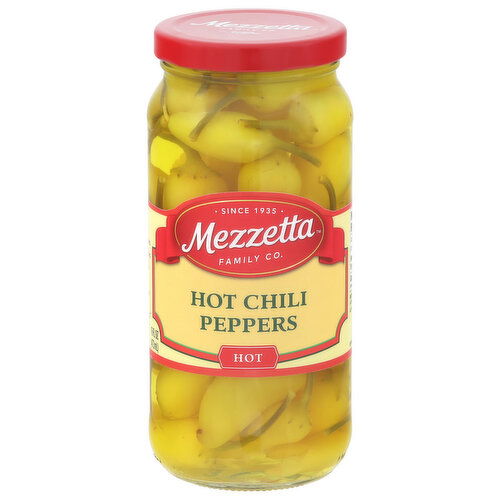 Mezzetta Hot Chili Peppers - 16 Fluid Ounce