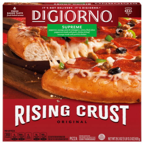 DiGiorno Pizza, Rising Crust, Supreme, Original