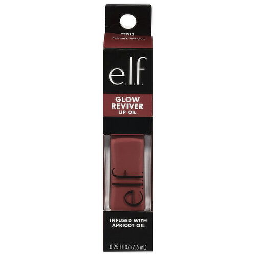 e.l.f. Lip Oil, Glow Reviver, Money Mauve - 0.25 Fluid Ounce