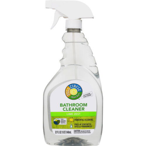 Full Circle Market Bathroom Cleaner, Lime Zest