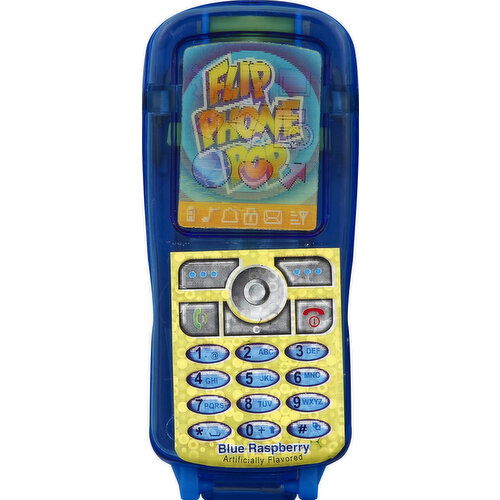 Kidsmania Candy, Flip Phone Pop, Blue Raspberry