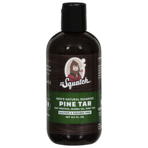 Dr. Squatch Natural Shampoo, Men's, Pine Tar