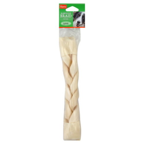 Hartz Rawhide Braid, Natural, 10 Inch