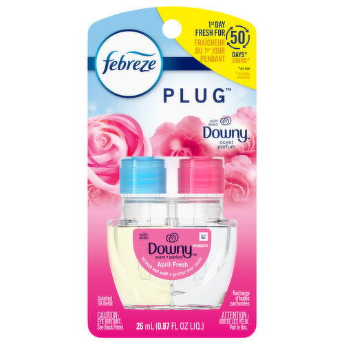 Febreze Scented Oil Refill, Downy April Fresh