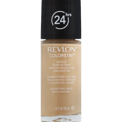 Revlon Makeup, Combination/Oily, Natural Beige 220, Broad Spectrum SPF 15