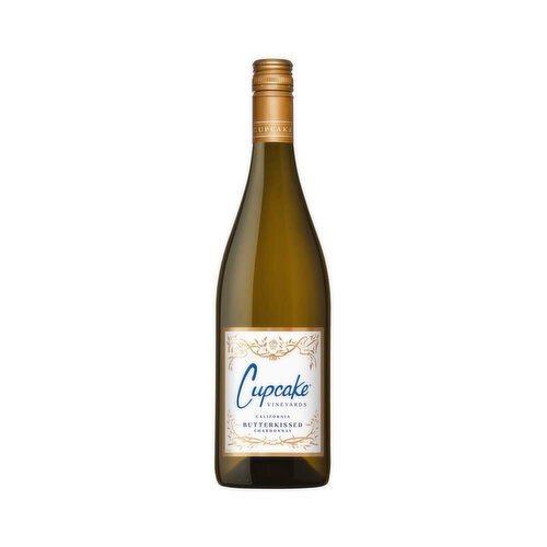 Cupcake Vineyards Butterkissed Chardonnay California White Wine, 750 ml    