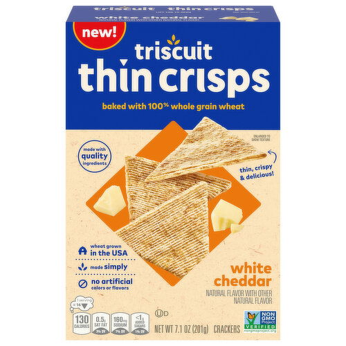 Triscuit Thin Crisps, White Cheddar