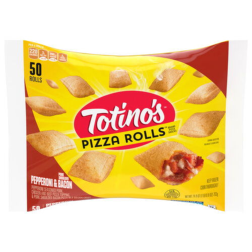 Totino's Pizza Rolls, Pepperoni & Pork Shoulder Bacon