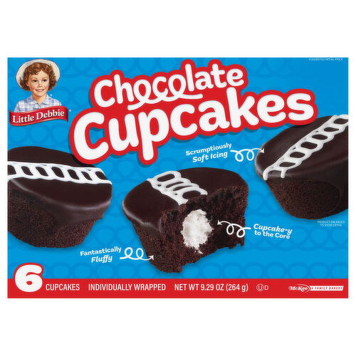 Little Debbie Chocolate Cupcakes - 6 Each