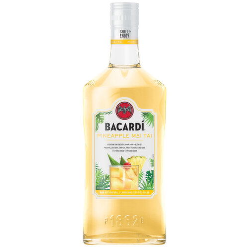 Bacardi Pineapple Tropical Mai Tai Cocktail, 1.75 L - 1.75 Liter