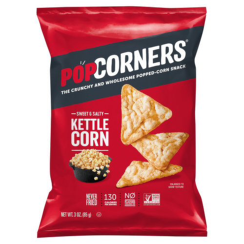 PopCorners Popped-Corn Snack, Kettle Corn, Sweet & Salty