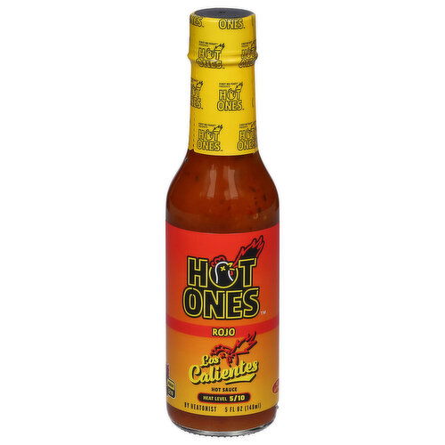Hot Ones Hot Sauce, Los Calientes, Rojo - 5 Fluid Ounce