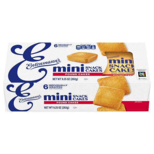 Entenmann's Mini Pound Cakes - 6 Each