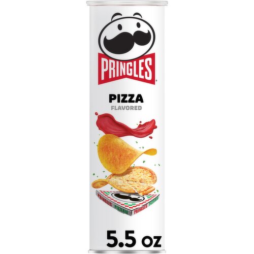 Pringles Potato Crisps Chips, Pizza - 5.5 Ounce
