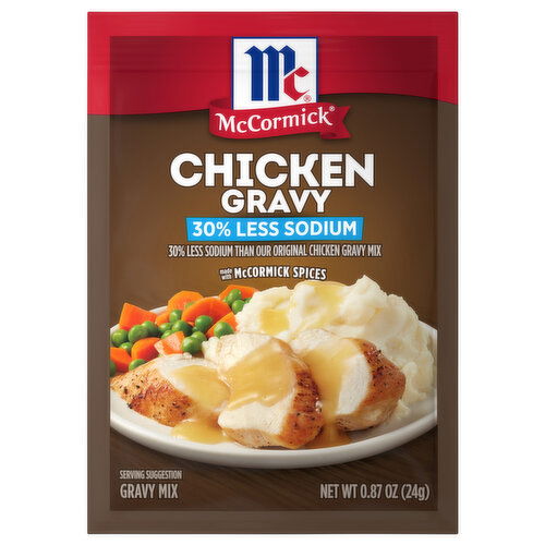 McCormick 30% Less Sodium Chicken Gravy Mix