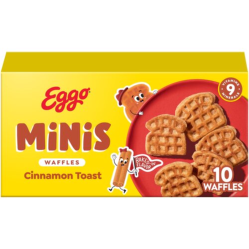 Eggo Frozen Waffle Bites, Cinnamon Toast - 10.75 Ounce