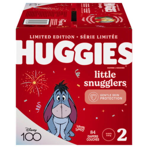 Huggies Diapers, Disney Baby, 2 (12-18 lb) - 84 Each