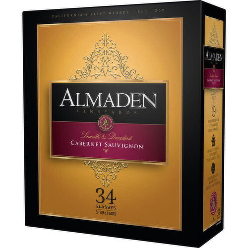 Almaden Heritage Cabernet Sauvignon Red Wine Box, 5.0 L    