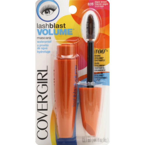 CoverGirl Mascara, Waterproof, Black Brown 835