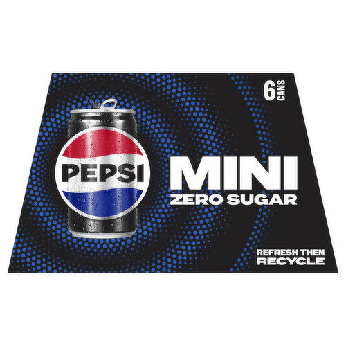 Pepsi Soda, Zero Sugar, Mini