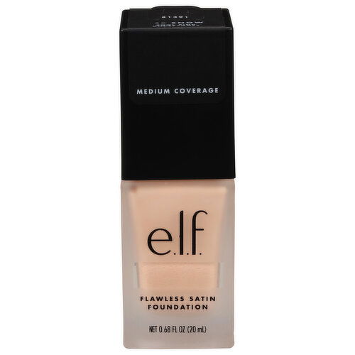 e.l.f. Foundation, Flawless Satin, Snow 130