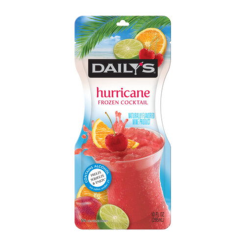 Daily's Hurricane Orange Tropical Wine Based Cocktail, 10 fl oz    