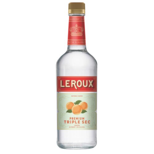 Leroux Premium Orange Triple Sec Liqueur, 750 ml    