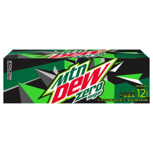 Mtn Dew Soda, Zero Sugar