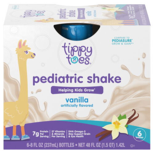 Tippy Toes Pediatric Shake, Vanilla