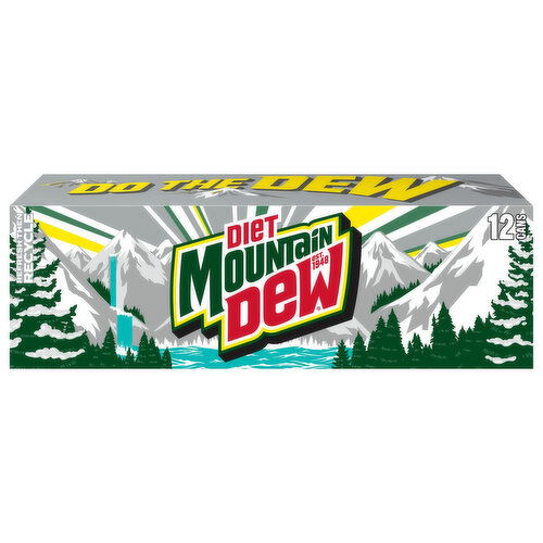 Diet Mountain Dew Soda - 12 Each