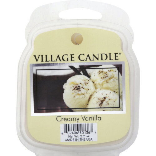 Village Candle Wax Melt, Creamy Vanilla