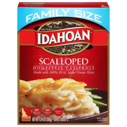 Idahoan Casserole, Homestyle, Scalloped, Family Size