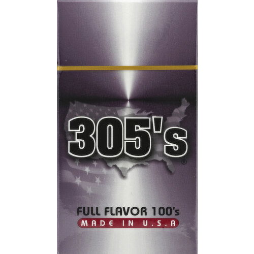 305s Cigarettes, Full Flavor, 100's