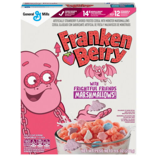 Franken Berry Cereal, Strawberry Flavored